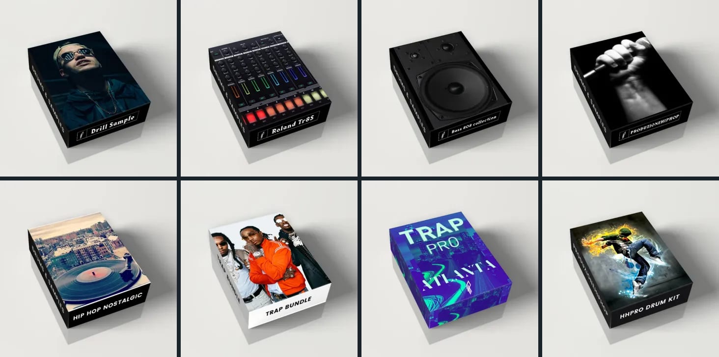Drum kit e sample pack per la produzione hip hop