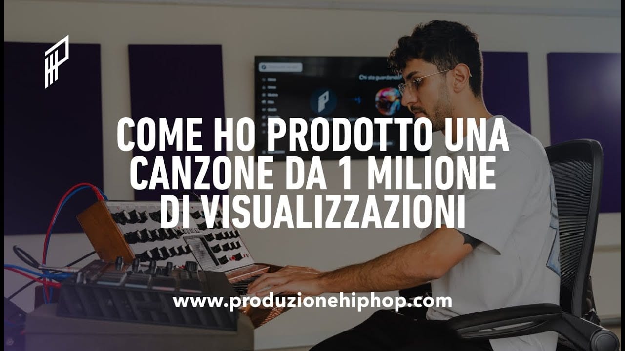 La sessione del brano da un milione di visualizzazioni aperta nel software